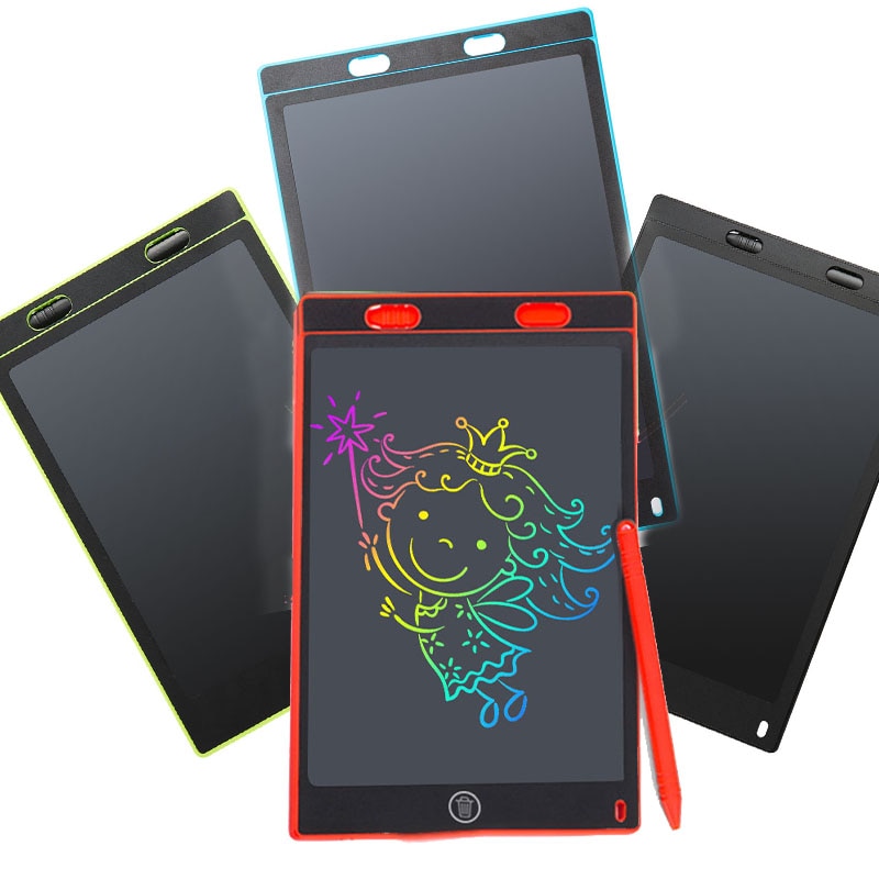8.5/12 inch LCD Writing Tablet Colored Handwriting Pads Ultra Thin Graphics Erasable Drawing Board Christmas For Kids