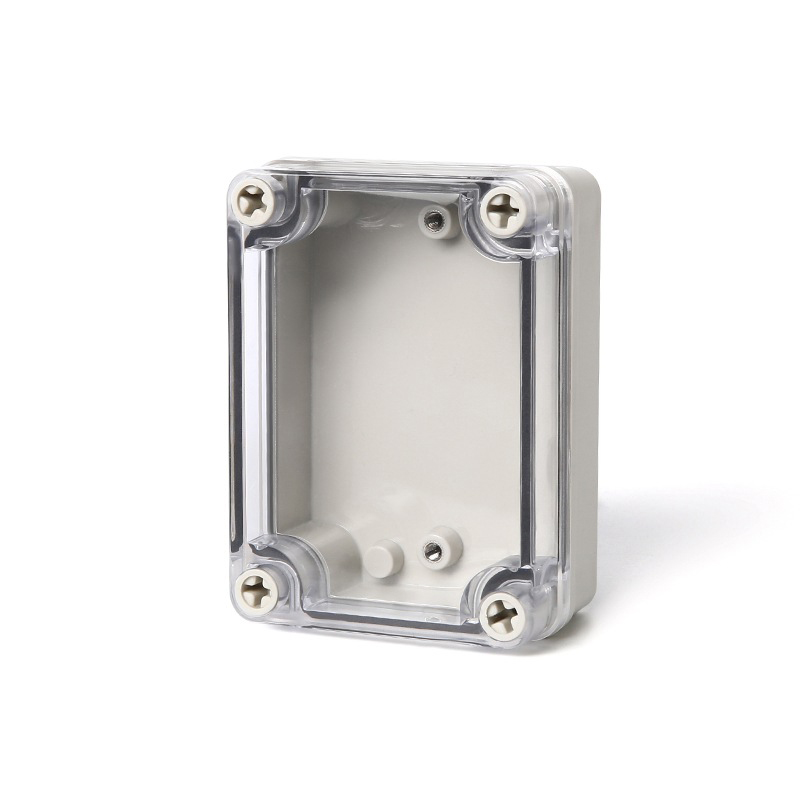 PC waterproof cable box sealed outdoor waterproof junction box electrical engineering box outdoor transparent junction box