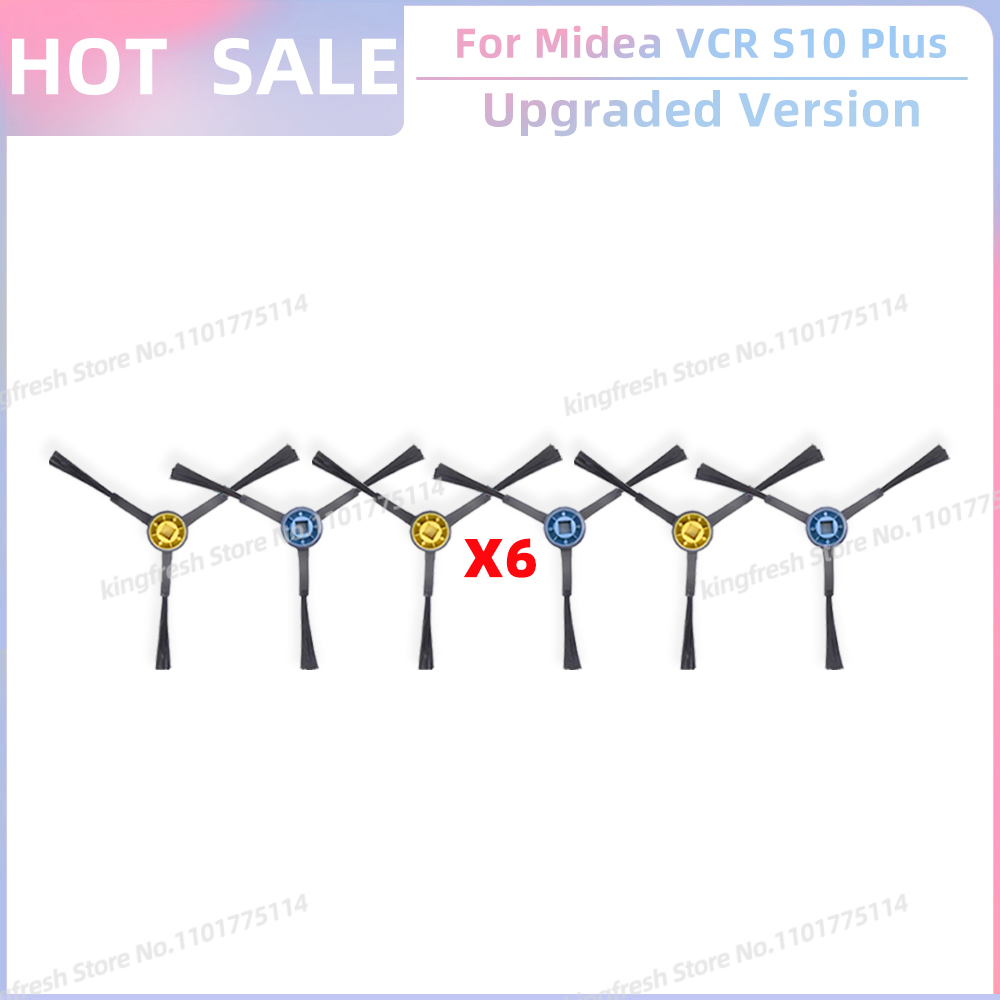 Passend Für Midea VCR S10 Plus BL Ersatzteile für Staubsauger Hauptbürste Seitenbürste Hepa-Filter Wischmopptuch Zubehör: Schokolade