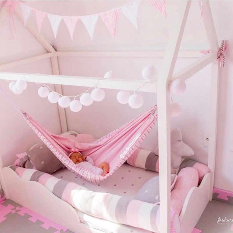 Baby Krippen Hängen Hängematte Abnehmbare Tragbare Falten drinnen Zimmer Ich bin Freien Schaukel Sicherheit Kleinkind Schlafen Bett freundlicher Lustige Schaukel