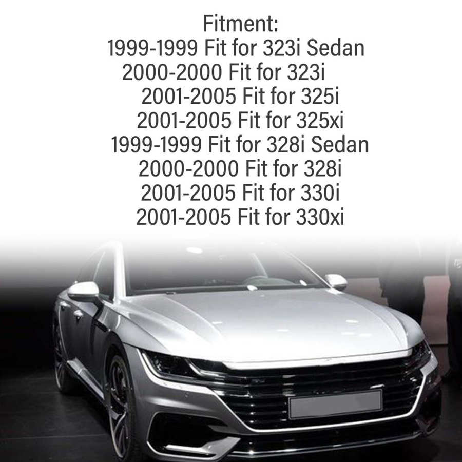 Car Front Upper Windshield Moulding Trim Seals 51318196162 Fit for BMW 3 Series E46 323i 325i 325xi