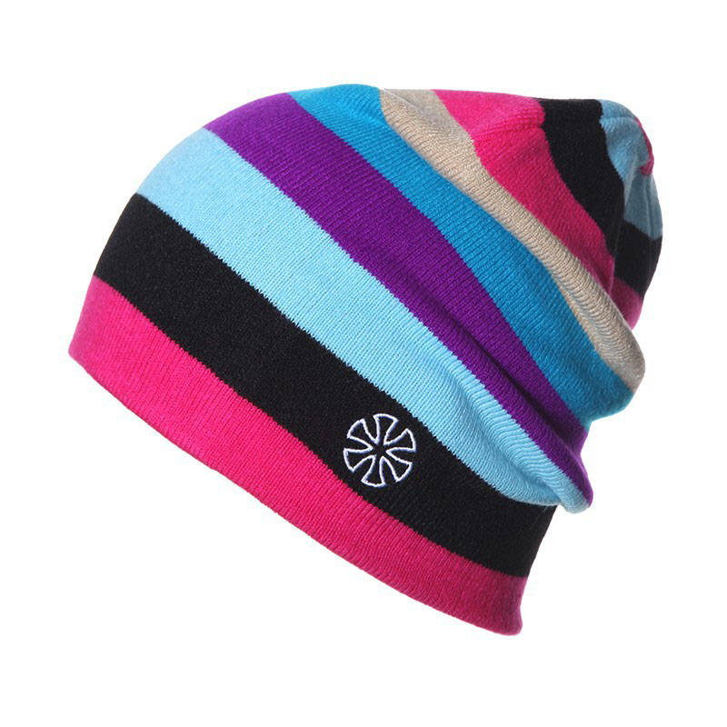 Unisex Brand Hats Men Women Warm Winter Knitting Skating Cap Men ski Hat Turtleneck Cap Gorro: 02