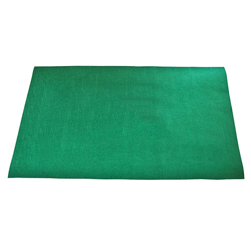 Green Non-woven Mat Game Table Cover Casino Layout Poker Cloth for Texas &#39;em