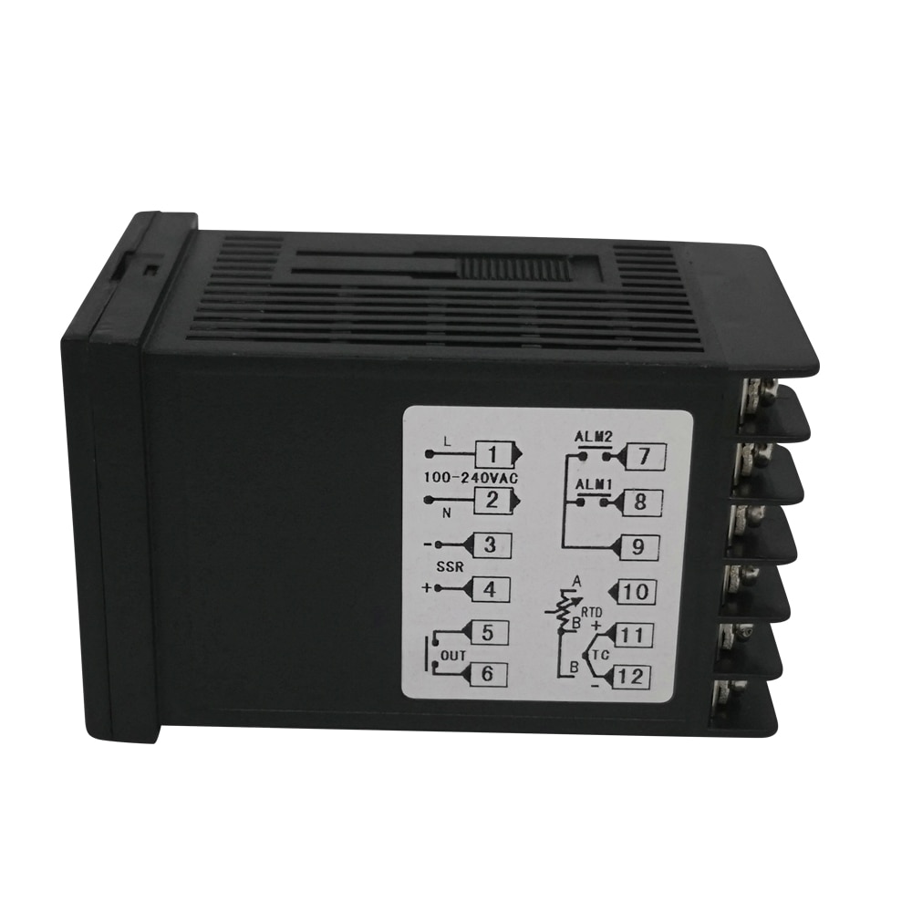 the most latest temperature controller Max test temperature 1372 degree thermoregulator with dual display and alarm relay output