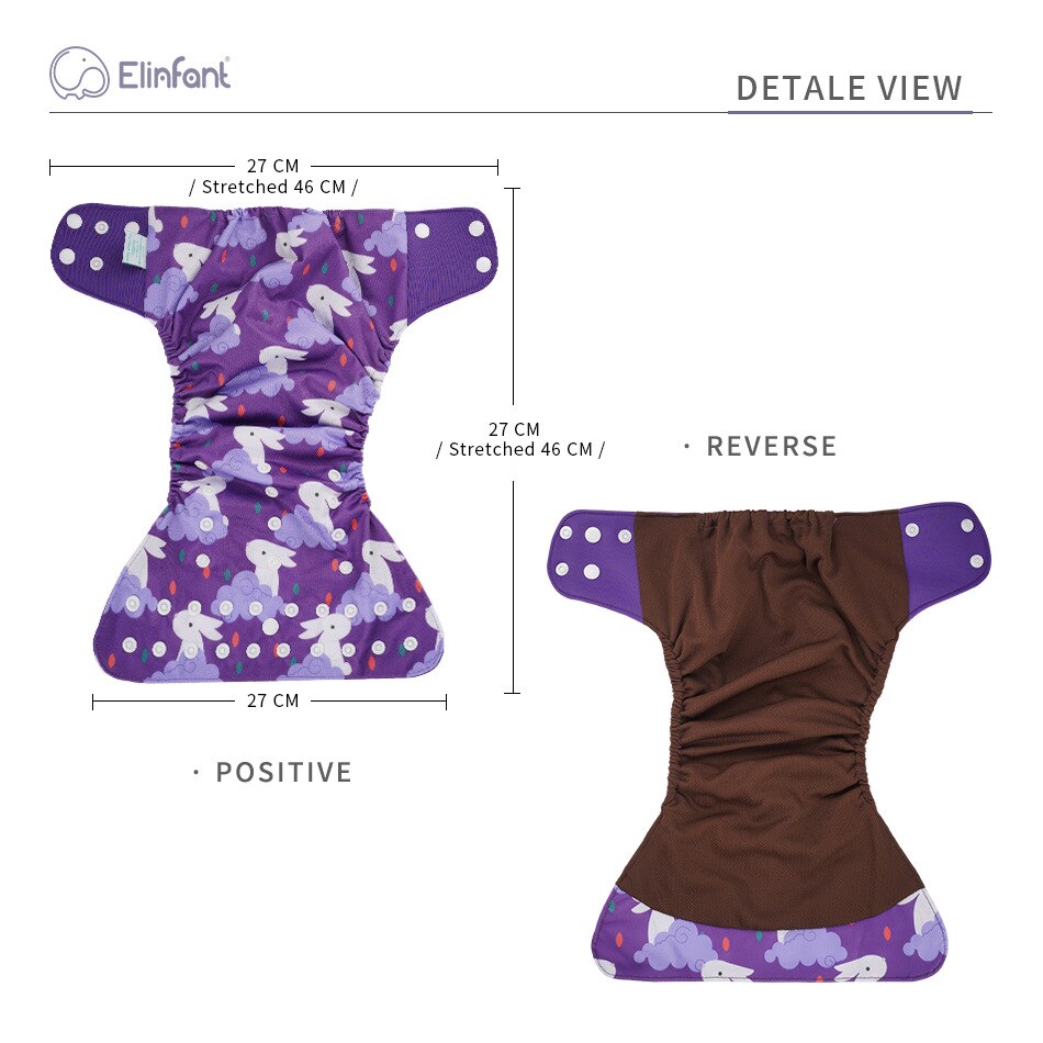 Culotte en tissu réutilisable 4 pièces, couche en tissu lavable pour l'entraînement des bébés, couches imperméables pour garçons et filles