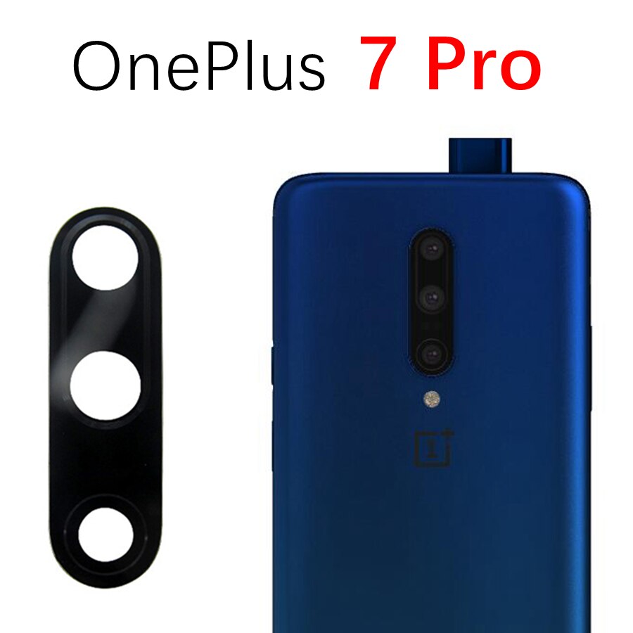 Hinten Zurück Kamera Glas Objektiv Für OnePlus 3 5 5T 6 6T 7 7T 8 8T 9 Pro Nord N100 Kamera Glas Abdeckung Ersatz Mit Klebeband: OnePlus 7 Pro