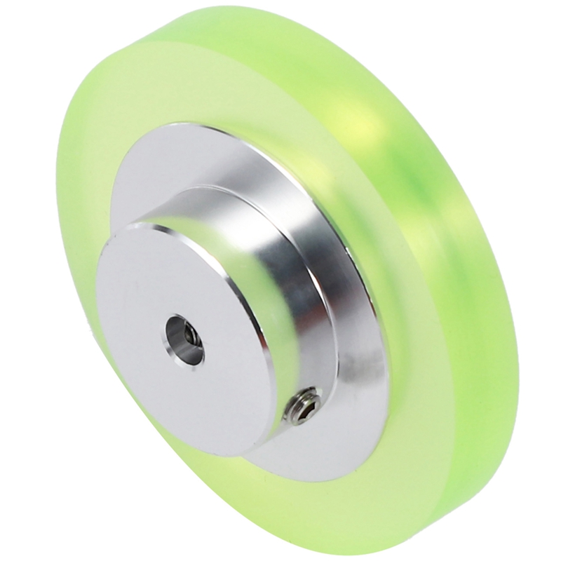 4X, 200Mm Aluminum Polyurethane Industrial Encoder Wheel Measuring Wheel For Measuring Rotary Encoder