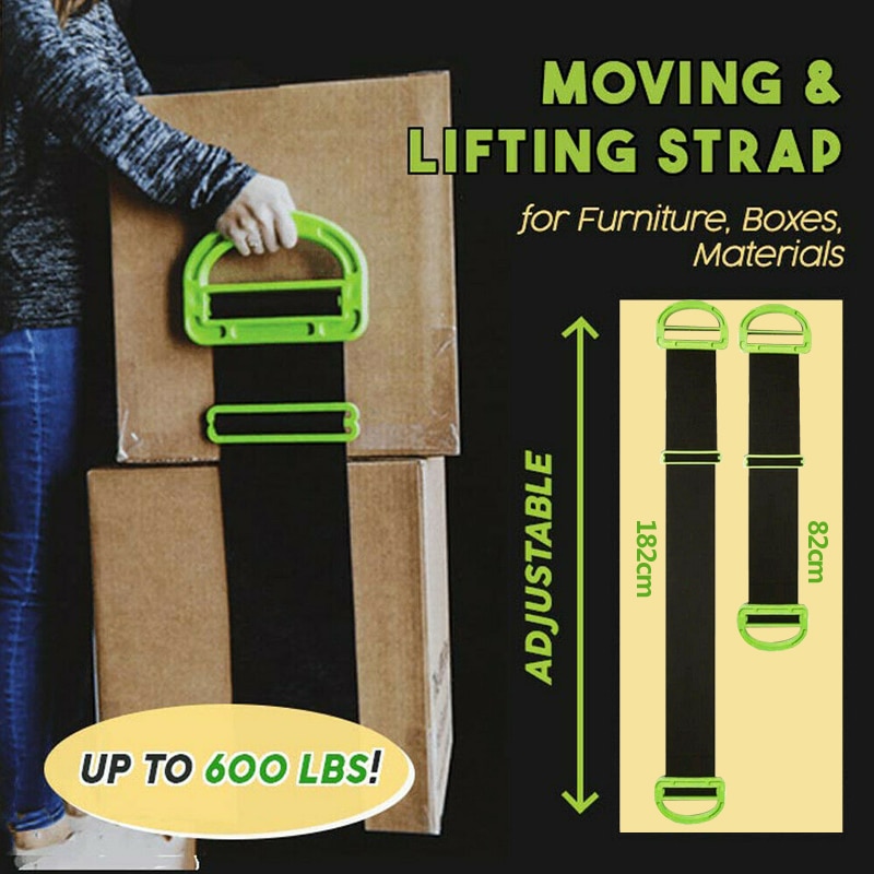 The Adjustable Moving And Lifting Straps Team Straps Mover Easier Conveying For Furniture Boxes Mattress Green Straps Cord Rope