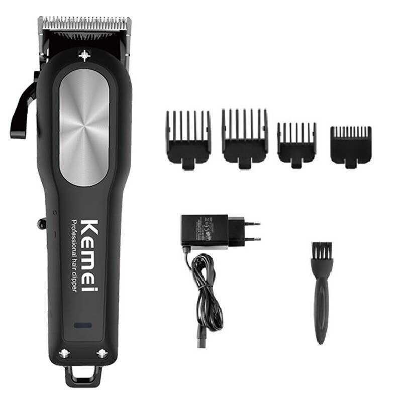Precision hair clipper balding electric fade hair cutting machine haircut cord cordless beard hair trimmer for men: 4 guide combs