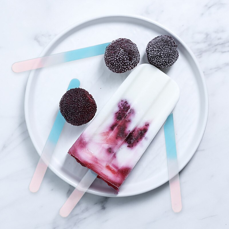 10pcs Acrylic Popsicle Stick Children's Homemade Crafts Ice Cream Stick Handmade Ice Cream Props For Summer Parties With Friends