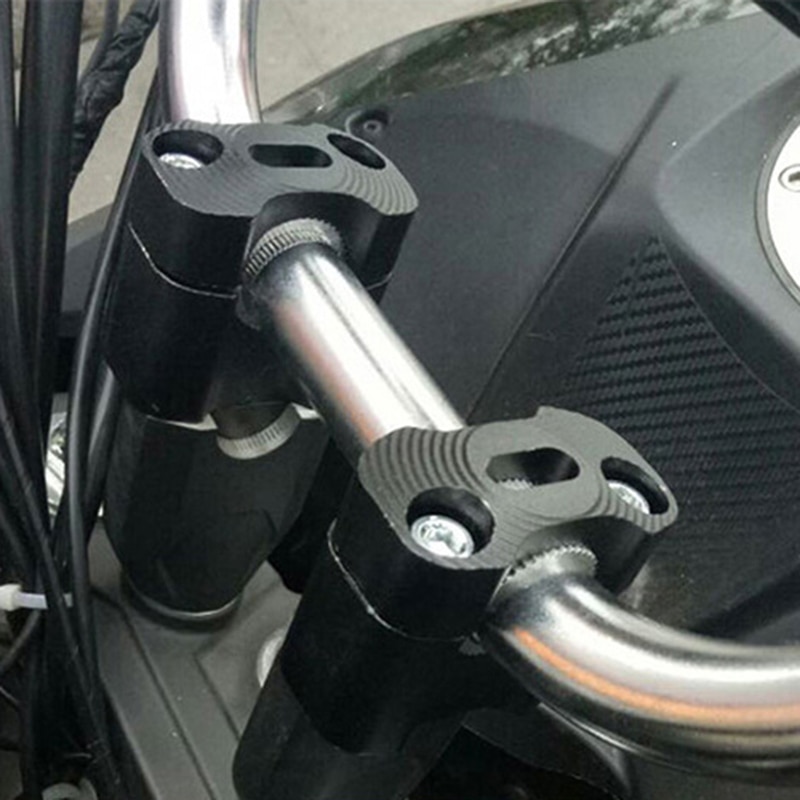 2 Pieces CNC 22mm 28mm Off road Motorcycle Bar Clamps Handlebar risers Adapter for 7/8" 1-1/8 Pit Dirt motorbike