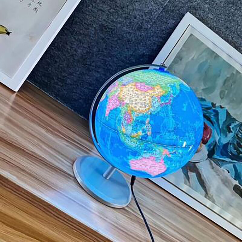 High Definition AR With Light Globe For Chinese And English World Map Geography Teaching Equipment For Students