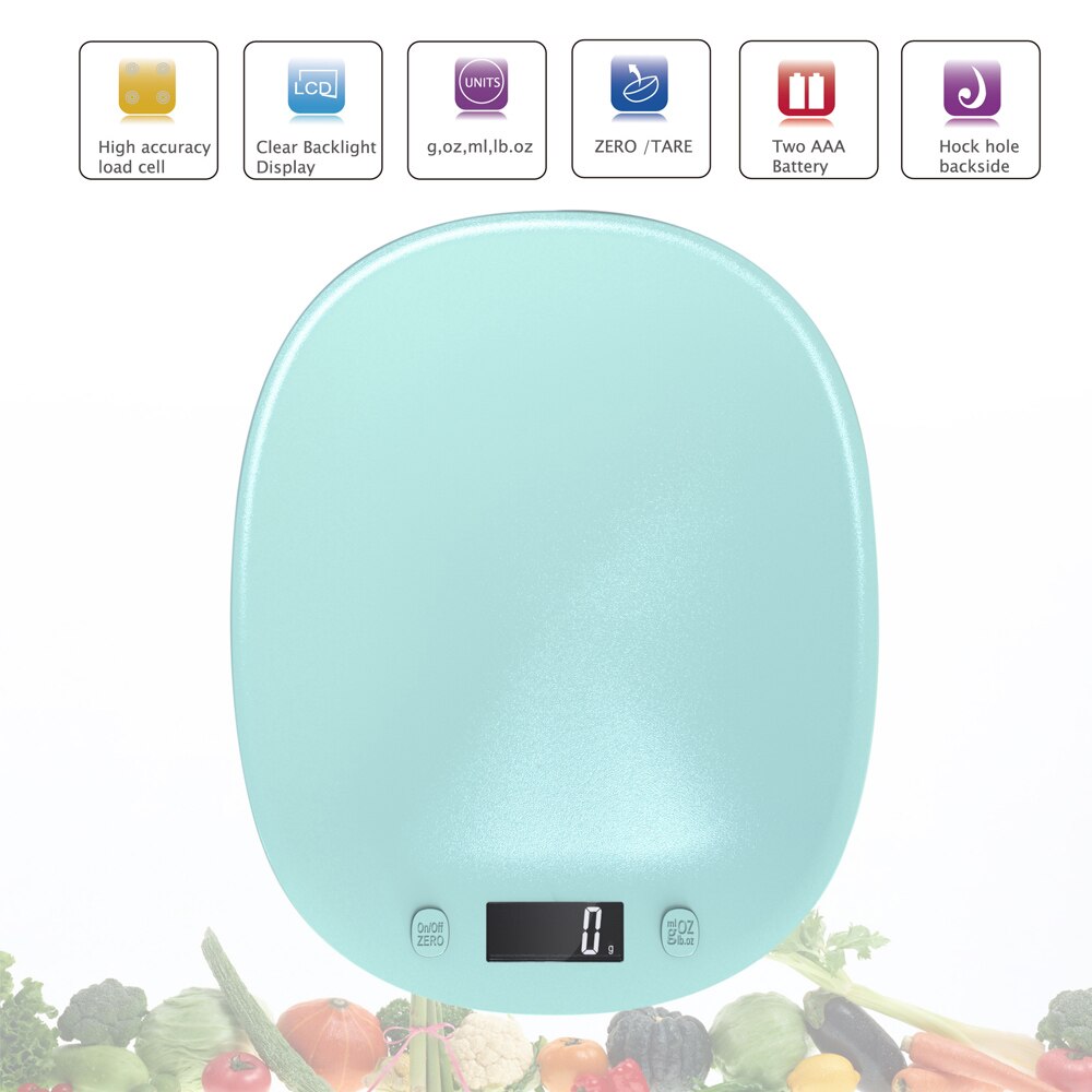 Smart Kitchen Scale10kg Bluetooth APP Electronic Weight Scales Food Balance Weighing Measuring Tool Nutrition Analysis