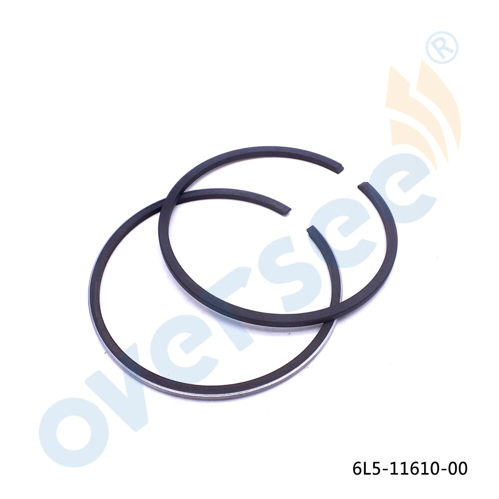 Juego de anillos de pistón (STD) 6L5-11610-00-00 para motores fueraborda 3HP, Yamaha, Motor de barco, piezas nuevas del mercado de accesorios 6L5-11610
