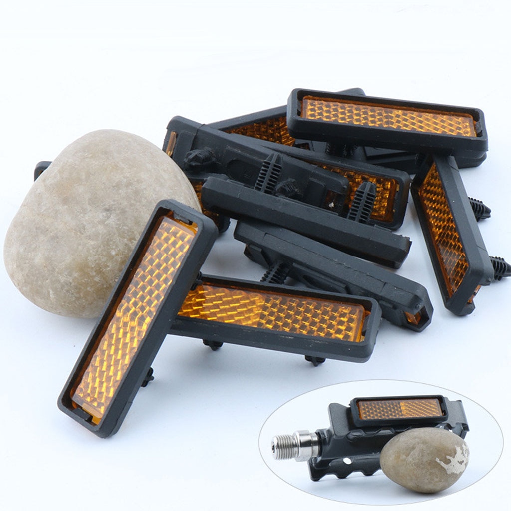 Reflector de Pedal para bicicleta, accesorios reflectantes de seguridad para ciclismo nocturno, 10 Uds.
