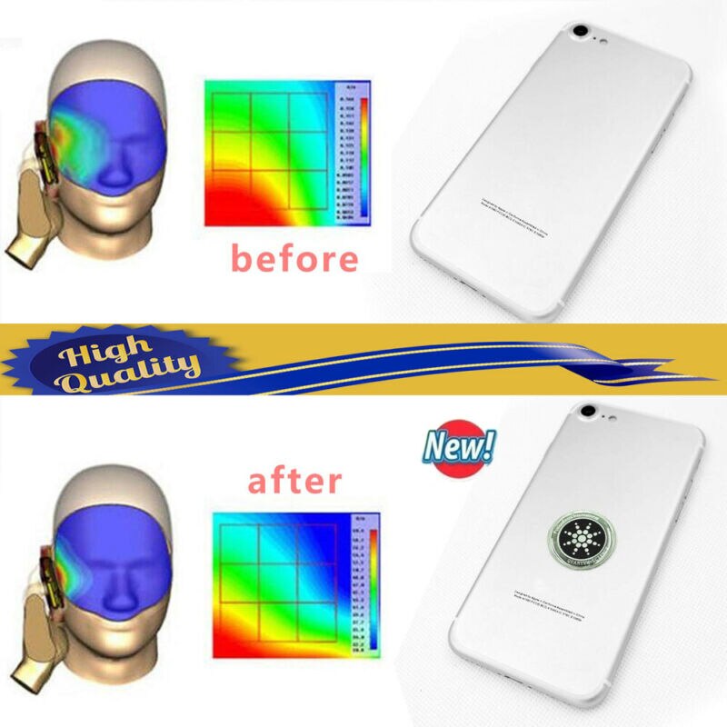 Emf protection shield blocker neutralizer anti stråling mobiltelefon klistremerke 6 stk