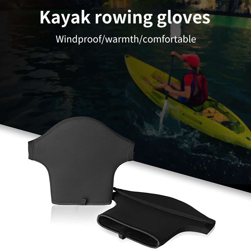 Neopreen Handschoenen Slijtvast Anti Slip Kajak Peddel Grips Paddle Mitts Voor Kajakken Zee Kajak Kano Peddel 3Mm Dikte