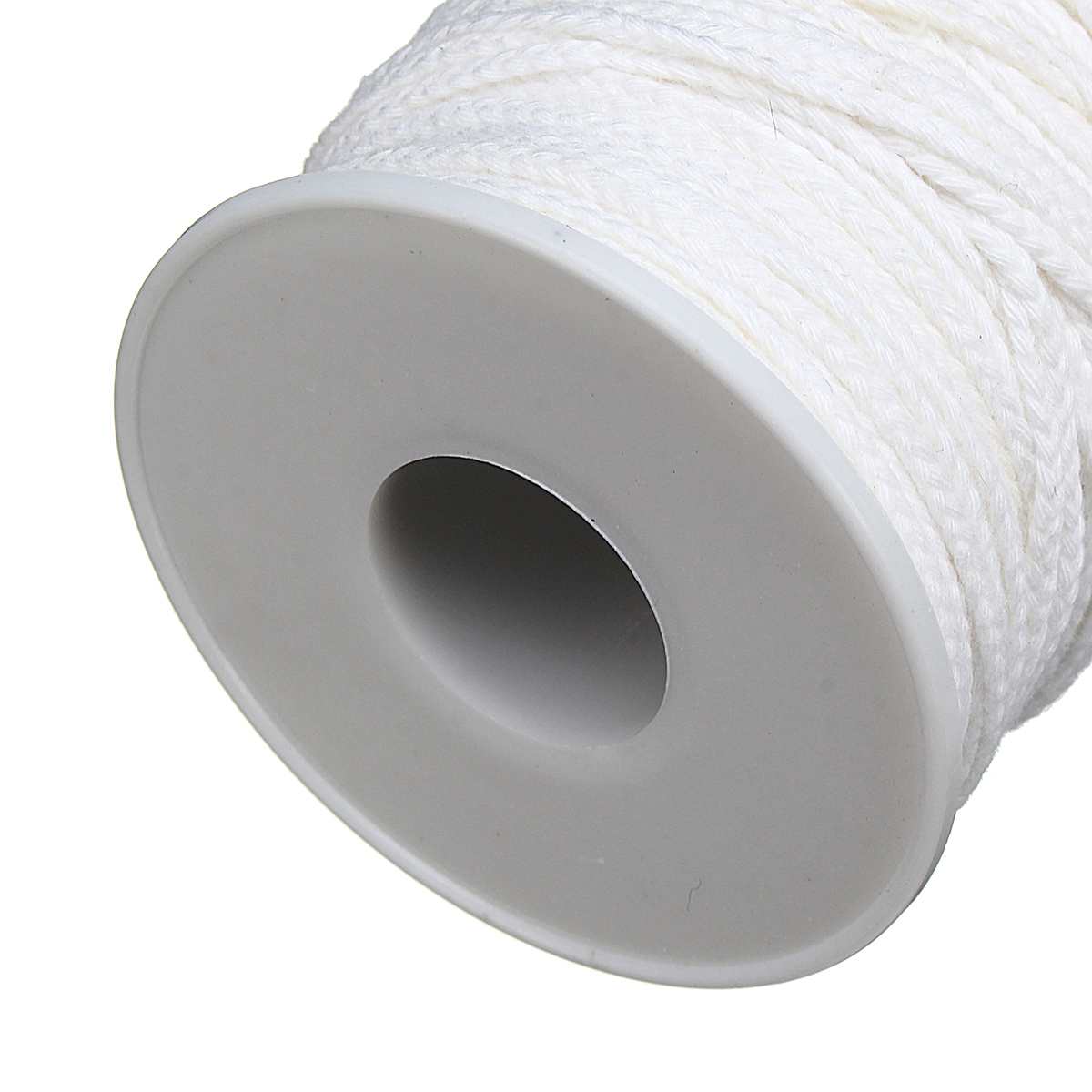 Smokeless Wax Core 61m Cotton Handmade Non-smoke DIY Oil Lamps Candles Supplies Candle Making Wick With Base