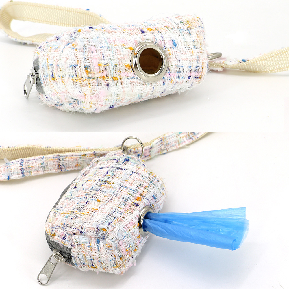 Ensemble de harnais et laisse pour chien, en molleton doux et épais, carlin, chiot, avec sac de merde en plomb, pour petit et moyen gabarit, chat, Chihuahua