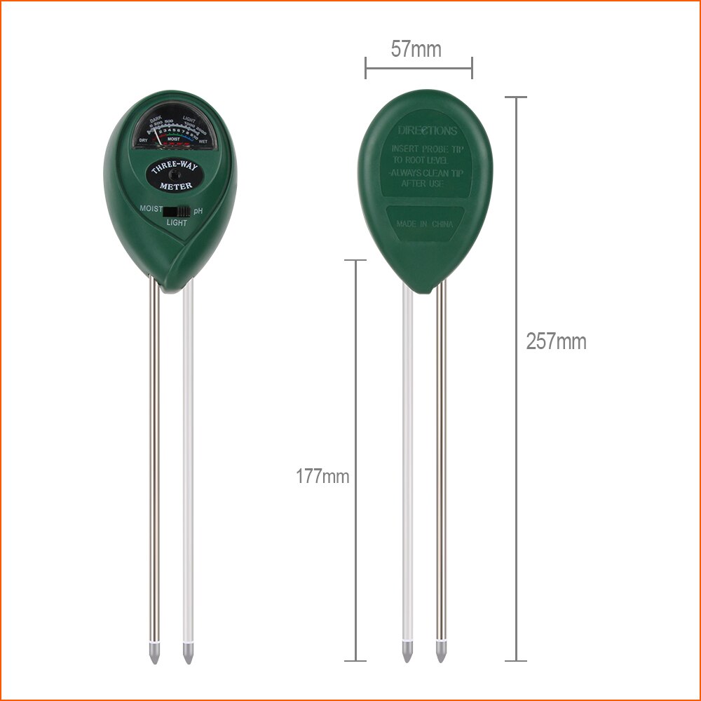 Rz Mini Bodem Ph Vocht Vochtigheid Meten Ph Meter Bodem Vocht Monitor Hygrometer Tuinieren Plant Landbouw Vocht Tester