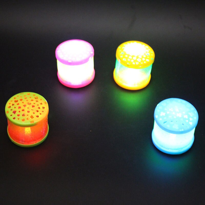 1 Led Lighting Up Springs Toys for Kids Children Flashing Glowing in the Dark Luminous Haloween Christmas Decorations Year&#39;s