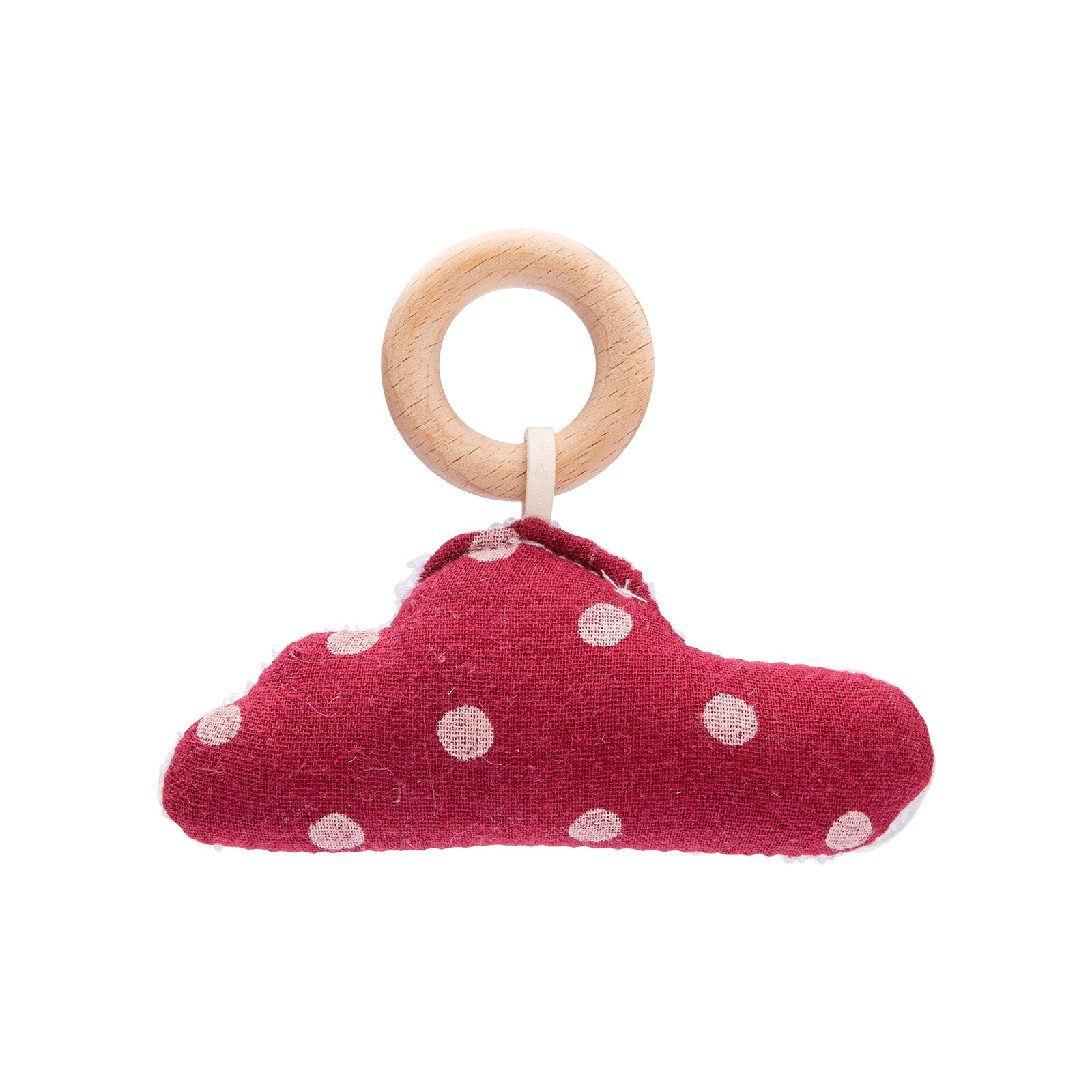 1 Pcs Baby Play Gym Hangers Houten Doek Cloud Hanger Kinderen Kamer Decoratie Baby Gym Bijtring Speelgoed Opknoping Ornamenten: Red