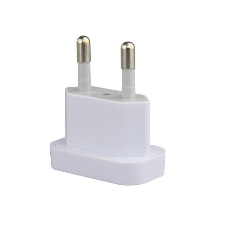 4.0/4.8mm USA CN Socket to EU Plug Adaptar with Security Door AC Power Adapter Travel Wall Charger Electrical Plug White black