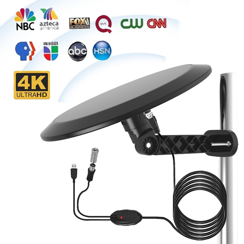 1080p 4K Outdoor/Indoor TV Antenna Amplified HDTV Digital Antenna 10M Coaxial Cable Ooutdoor TV Anteena