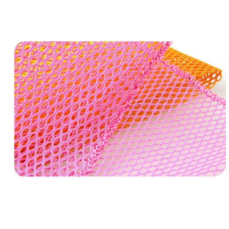 2/4PCS Innovative Dish Washing Net Cloths Rapid Dry Scourer Inodore Mesh Washing Cloths Kitchen Cleaning Cloths