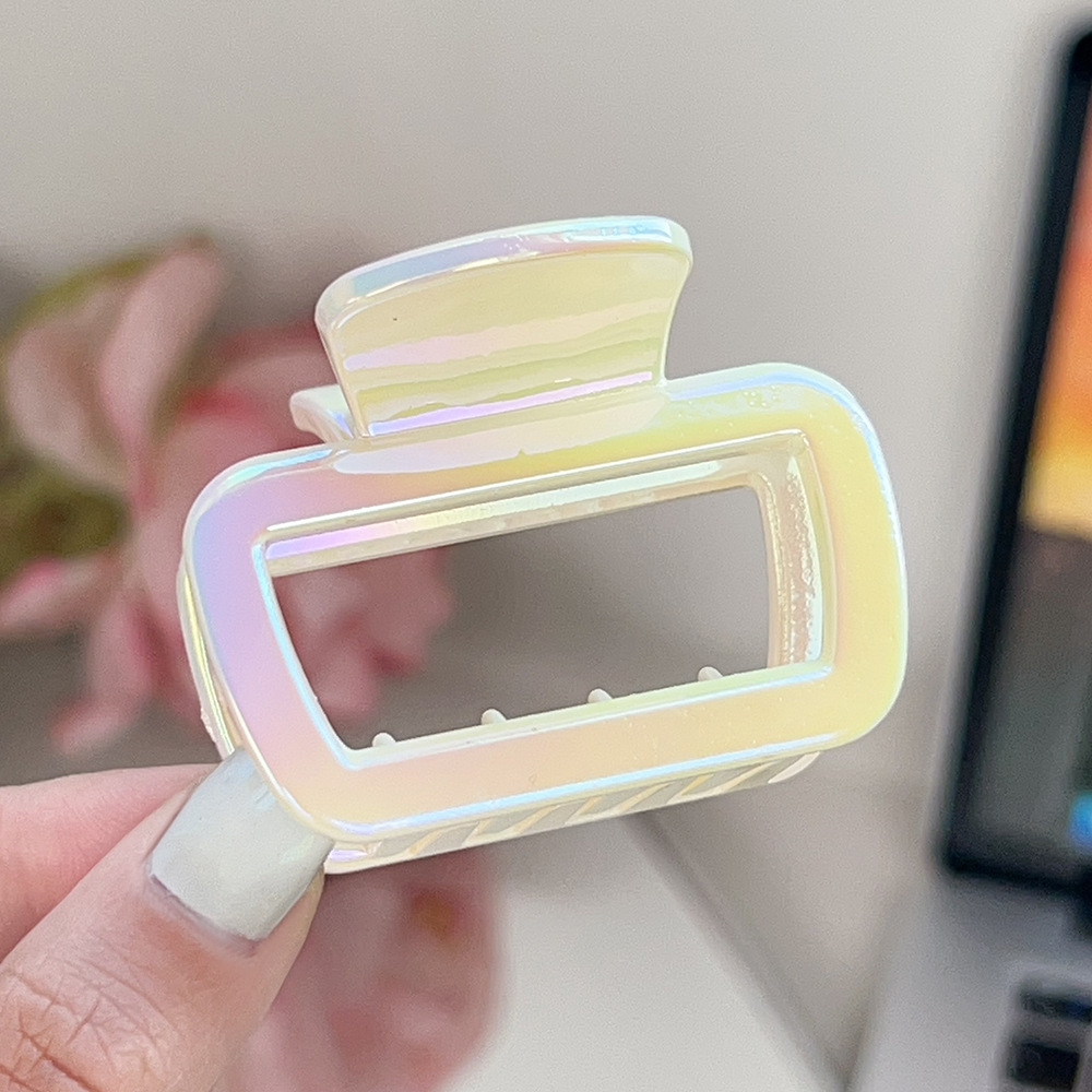 YHJ Linda garra para el cabello de Color gelatina, degradado de verano, pinzas para el cabello de plástico, accesorios para el cabello para mujeres y niñas: Morado