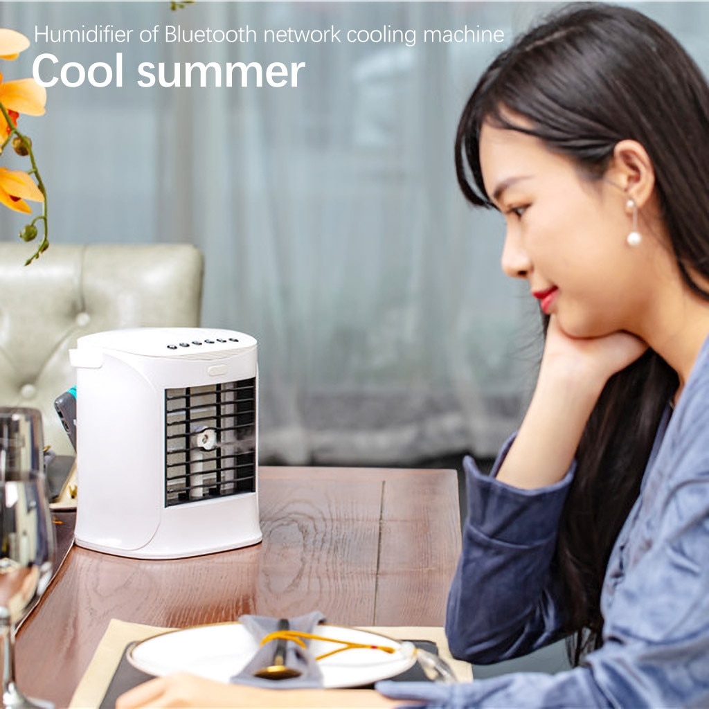 Home Mini Air Conditioner Portable Air Cooler USB Charging Portable Multifunction Air Conditioning Fan Home Refrigerator Coole z