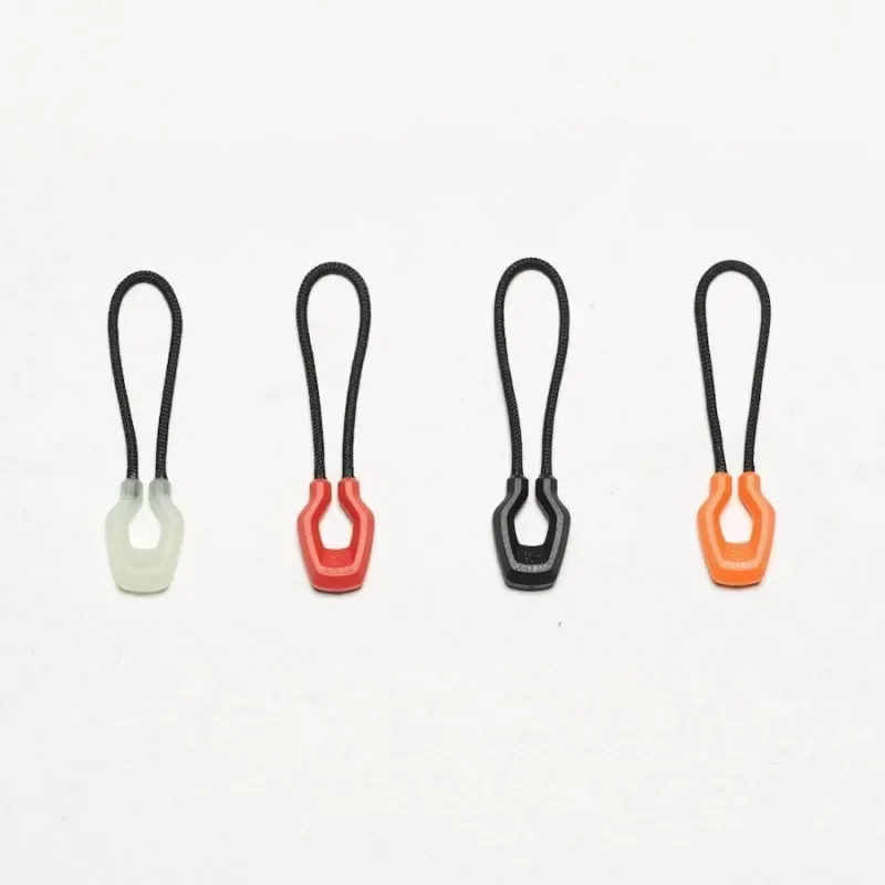 10pcs Fashionable Zipper Pullers Durable Convenient Zipper Extension Knapsack Jacket Zippers Accessories