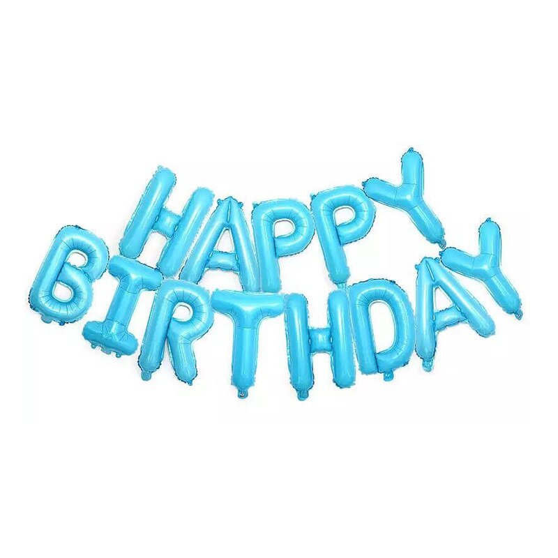 16-inch Geburtstag Paket Ballon Englisch Brief Set Aluminium Ballon geburtstag luftballons geburtstag party dekorationen erwachsene: A8A20