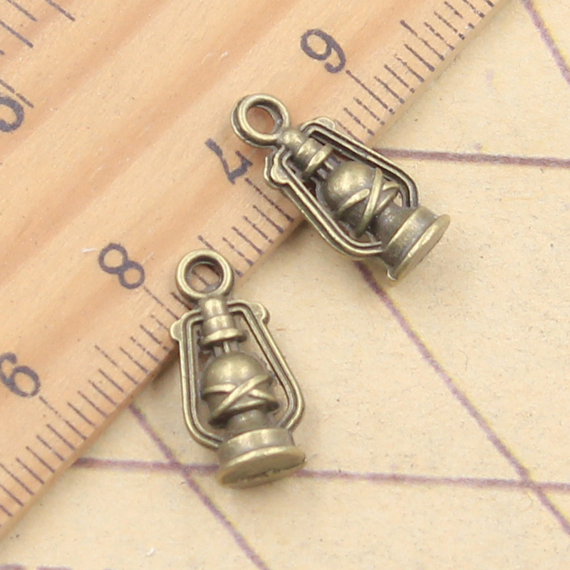 20Pcs Charms Oude Olie Lamp 16X8X6Mm Tibetaans Zilveren Kleur Hangers Antieke Sieraden Maken Diy handgemaakte Craft: Antique Bronze Plated