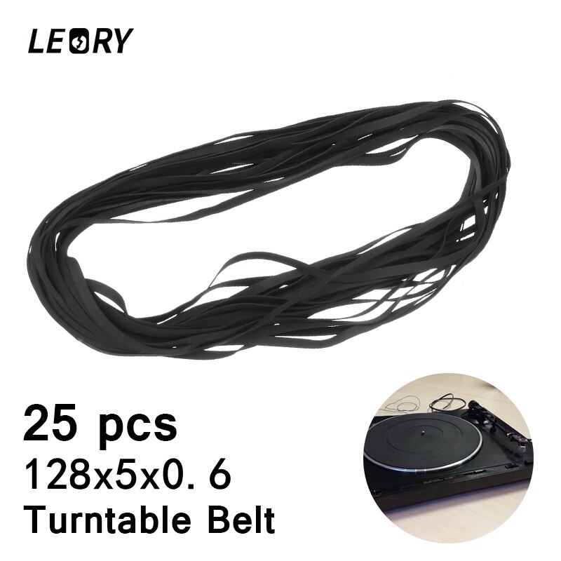 LEORY, 25 uds., 172x5x0,6, , correa para plato giratorio LP, reproductor de fonógrafo, cinturón para PIONEER PL200Z PLZ91 PLZ92 PLZ93 +: 128x5x0.6