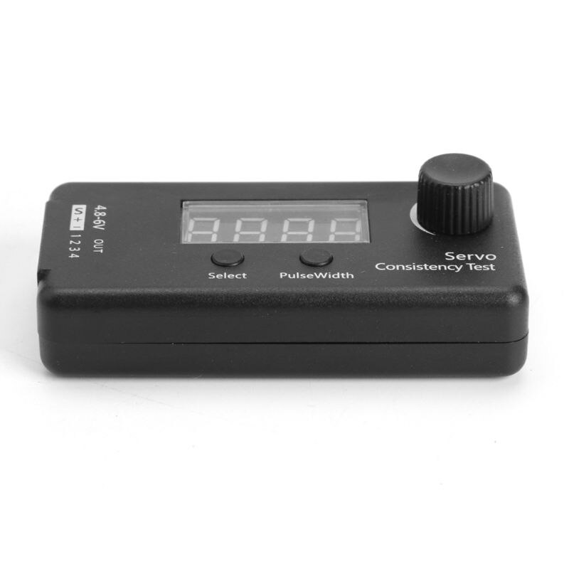 Mini Servo/ESC numérique DC 4.8-6V 3 , testeur de consistance, mesure de l'appareil de direction pour hélicoptère RC, avion, voiture