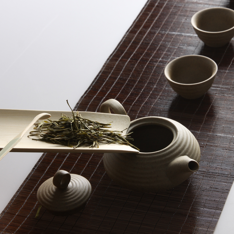 Service à thé en bambou naturel | Cérémonie du thé Chahe Cha Ze pelle à aiguille, pince d'extraction, service à thé Kung Fu ensemble d'accessoires, outil de café