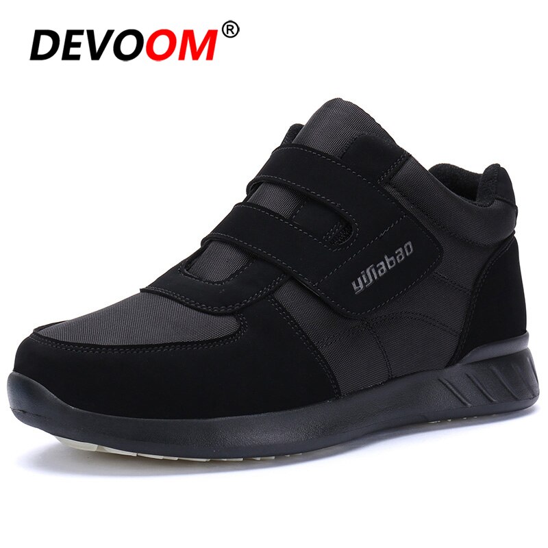 Varme sko mænd sneakers vandtætte mænd vinterstøvler sne casual mænd sko mænd loafers ankelstøvler stor størrelse 45