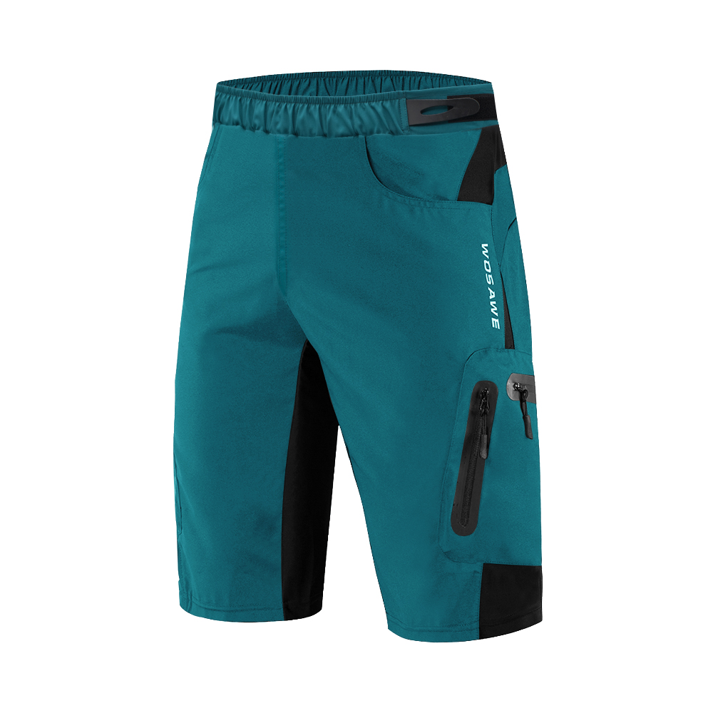 WOSAWE Heren Fietsbroek Mountainbike Schokbestendig 5D Gewatteerde Shorts Lichtgewicht Loose Fit MTB Fietsbroek Rijbroek: XXXL / Oranje
