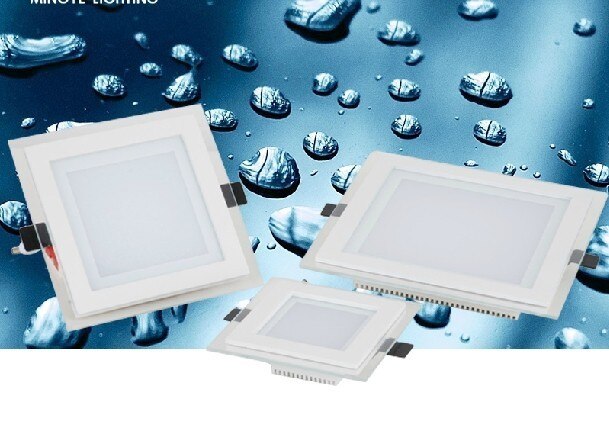 Ic 24w Blanc Chaud Luminaire Encastré LED Mince Carré SMD2835 220v