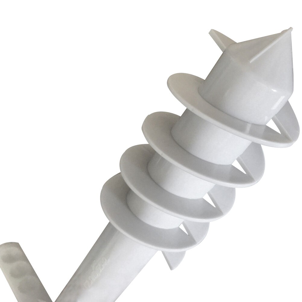 Rain Gear With 5-Tier Screw Tool Garden Ground Spike Parasol ABS Beach Umbrella Stand Outdoor Sand Portable Holder