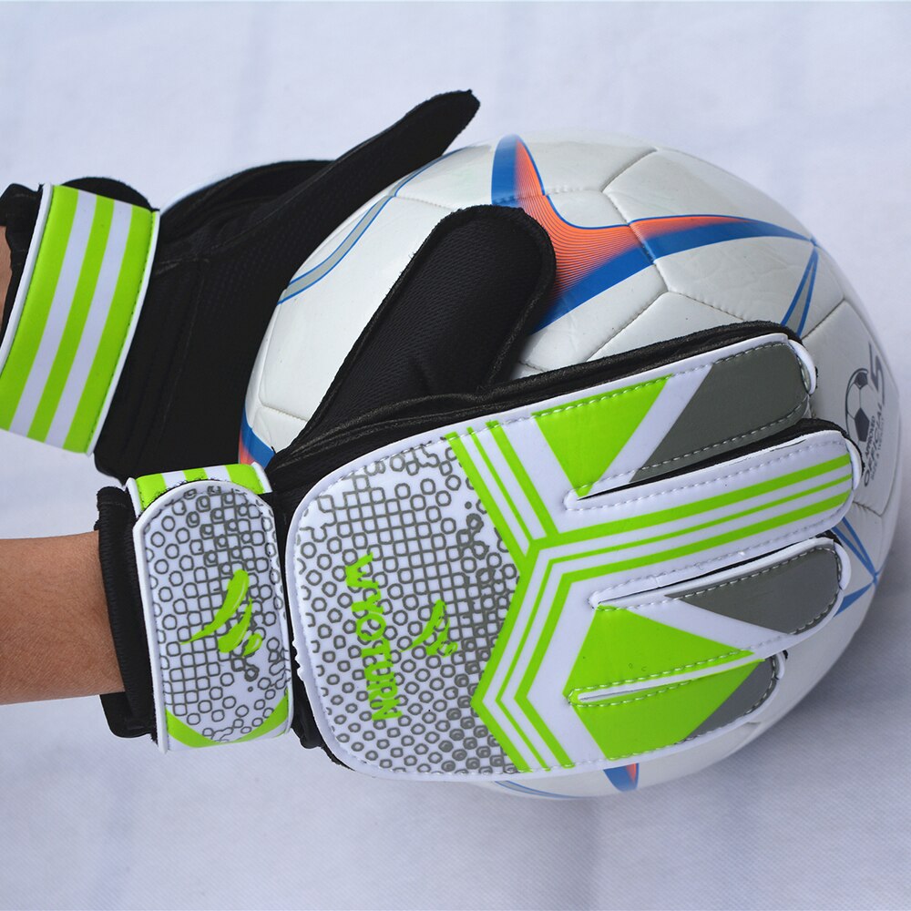 Professionele Kid &#39;S Voetbal Keepershandschoenen Voetbal Kinderen Handschoenen Kids Wearable Goalie Anti-Slip Guantes De Portero