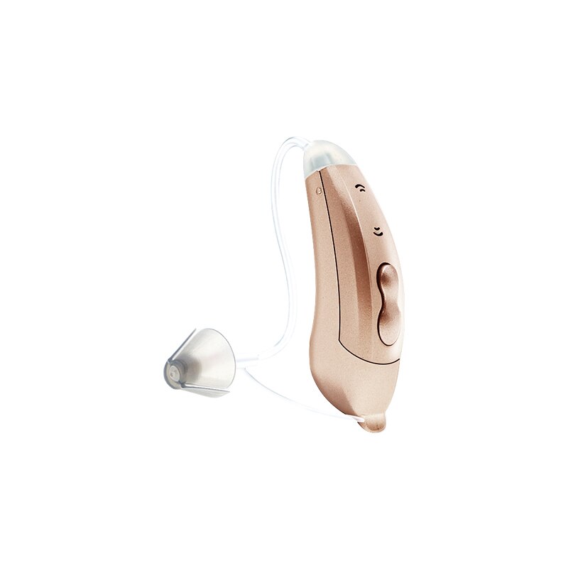 Hörgeräte Mit Bluetooth Mini Audifonos BTE 10 Kanal Telefon APP berühren Kontrolle Programm passend zu Taubheit SF101 Klang Verstärker: Champagner-Rechts