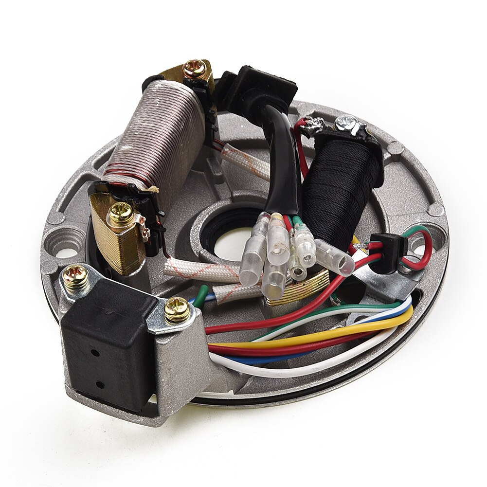 Para pit bike 90cc 110cc 125cc magneto bobinas estator da motocicleta peça de reposição