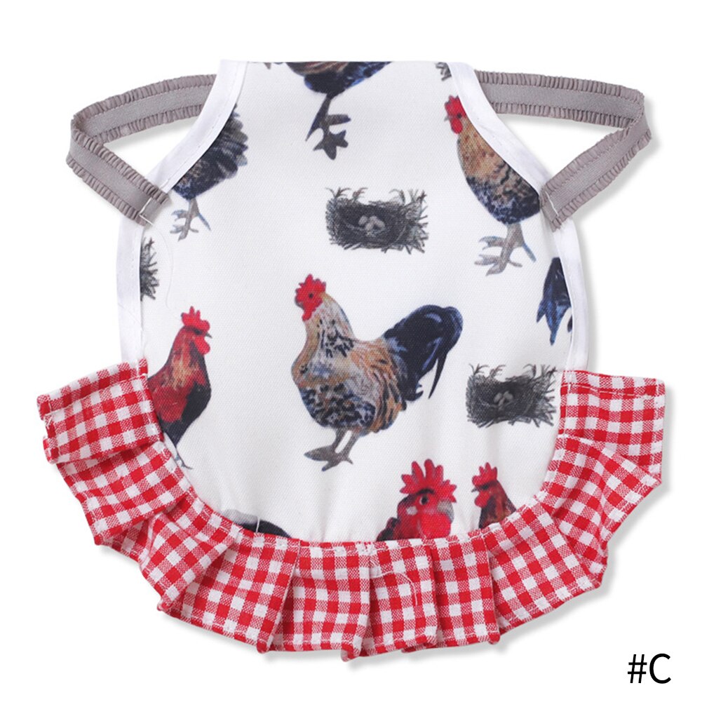 6 Styles Chicken Costume Skirt Tutu Coop Hen Decor Clothes Poultry Feather Protector Halloween Cosplay Dress Party Show Props: Style 2-C