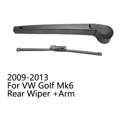 Rear Wiper Arm & Rear Wiper Blade for Volkswagen Golf Mk4 Mk5 Mk6 Mk7 / Golf Plus