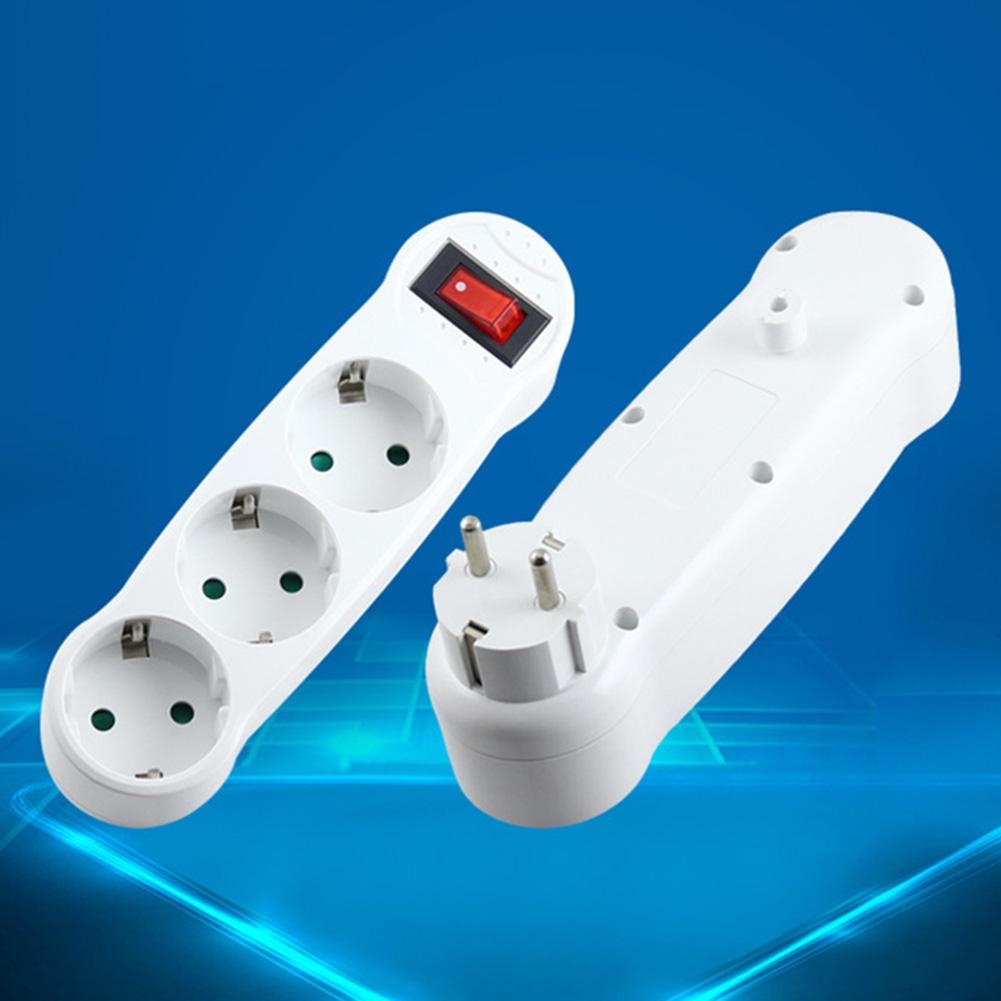 European Type Conversion Plug 1 TO 3 Way EU Standard Power Adapter Socket EU standard 250v