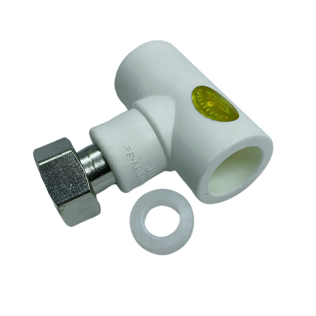 Water Heater PPR Water Pipe Fittings Tee T20x1/2F 20mm X 1/2' Female 3 Way PPR Pipe Fittings