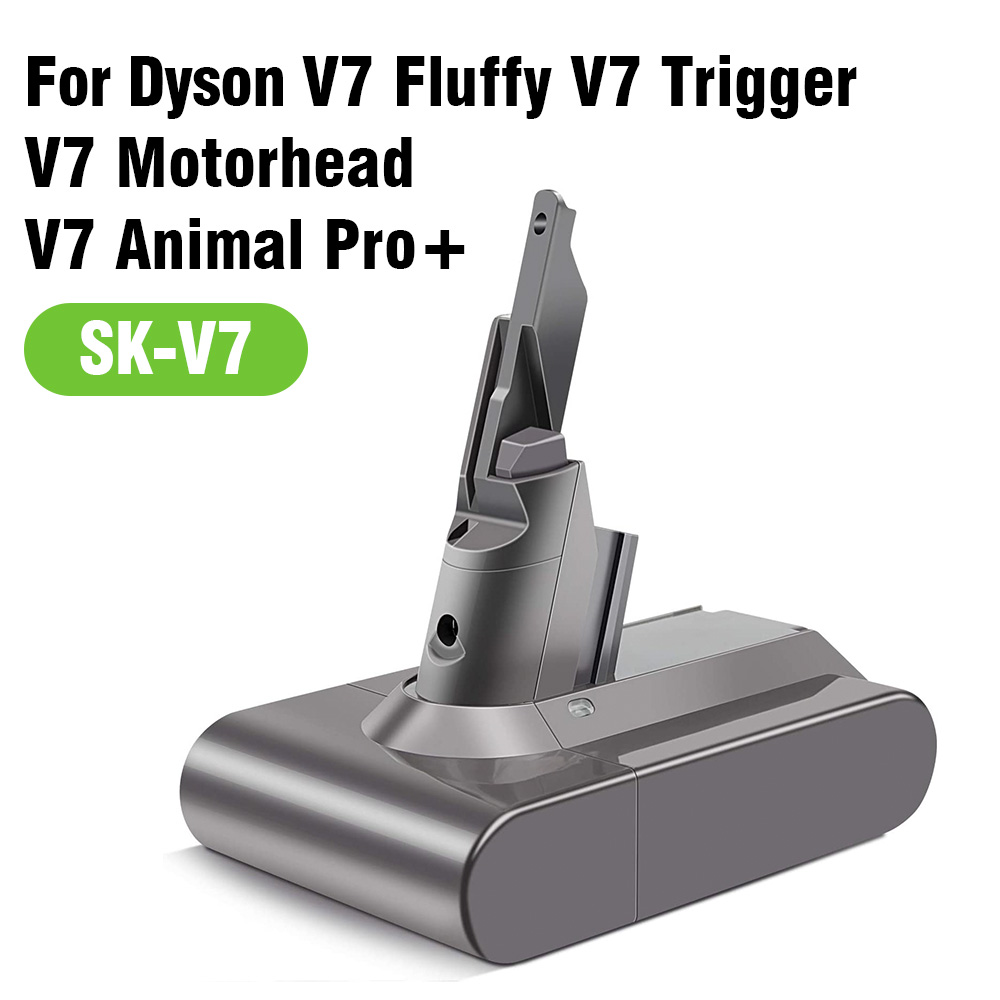 Skower 21.6v støvsuger batteri til dyson  v6 v7 v8 v10 erstatning bateria  dc58 dc62 sv03 sv07 sv09 v7 v8 v10 støvsuger: til dyson  v7