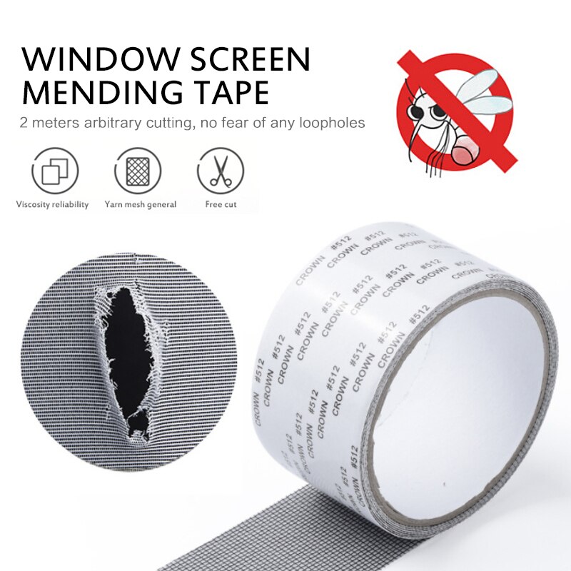 Hordeur Raam Reparatie Tape Fly Muggenspray Reparatie Tape Waterdichte Netting Patch Cover Home Venster Essentiële Accessoires